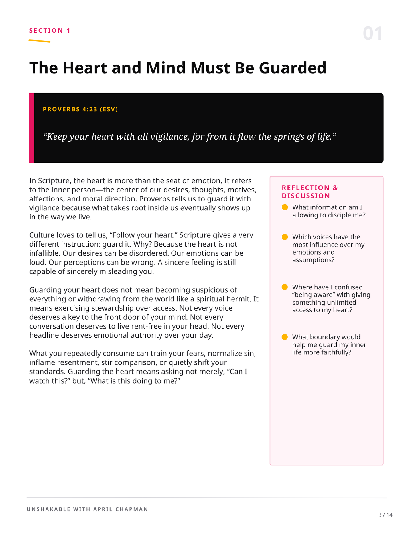 Guarding Your Heart & Mind in a World of Constant Noise